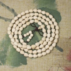 Golden Bamboo 7×8mm Buddhist Bead Bracelet, Chinese-Style Meditation Bracelet