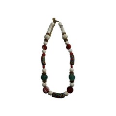 Susan Shaw Designer Bead Necklace Multicolored USA Sign Tag 18″