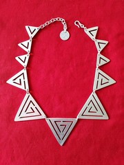 Unique Ottoman-Inspired Turkish Necklace, .925 Silver, Lead and Nickel Free