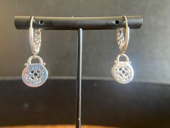 Sarda,Bali Made,”Odyssey Universe”Mystic Quartz & Sterling Earrings