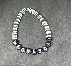 Wednesday Addams (Addams Family) Heishi Bracelet