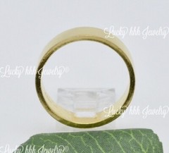 11.50 grams 24k Solid Yellow Gold custom Handmade flat band ring Any size 5-12