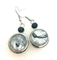 Snap earrings with handmade 20 mm snaps gingersnaps Noosa