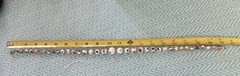 Murano Millefiori White Milk Glass Graduated & Knotted Brass Cap Bead Necklace
