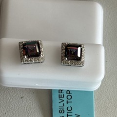 Jay Jewels Sterling Silver 6mm Mystic Topaz 2.72 CTTW. Reg $199