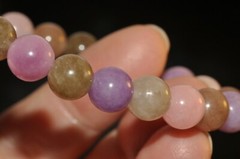 7.2″ 8mm Distinctive~Muti-Hue RAINBOW TOURMALINE Stretch Bracelet – E1337