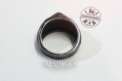 Medieval Style Viking Ring in Dark Stainless Steel – US Sizes 7/8/9/10/11/12/13