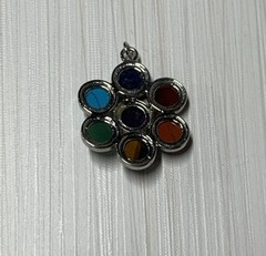 Chakra Stone Pendant With Seven Stones