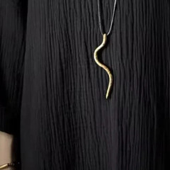 1 Pc Pure Copper Healing Spiral Snake Pendant Locket, Jewelry, Spiritual Kriya