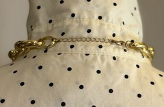 Menswear Tie Necklace Handmade