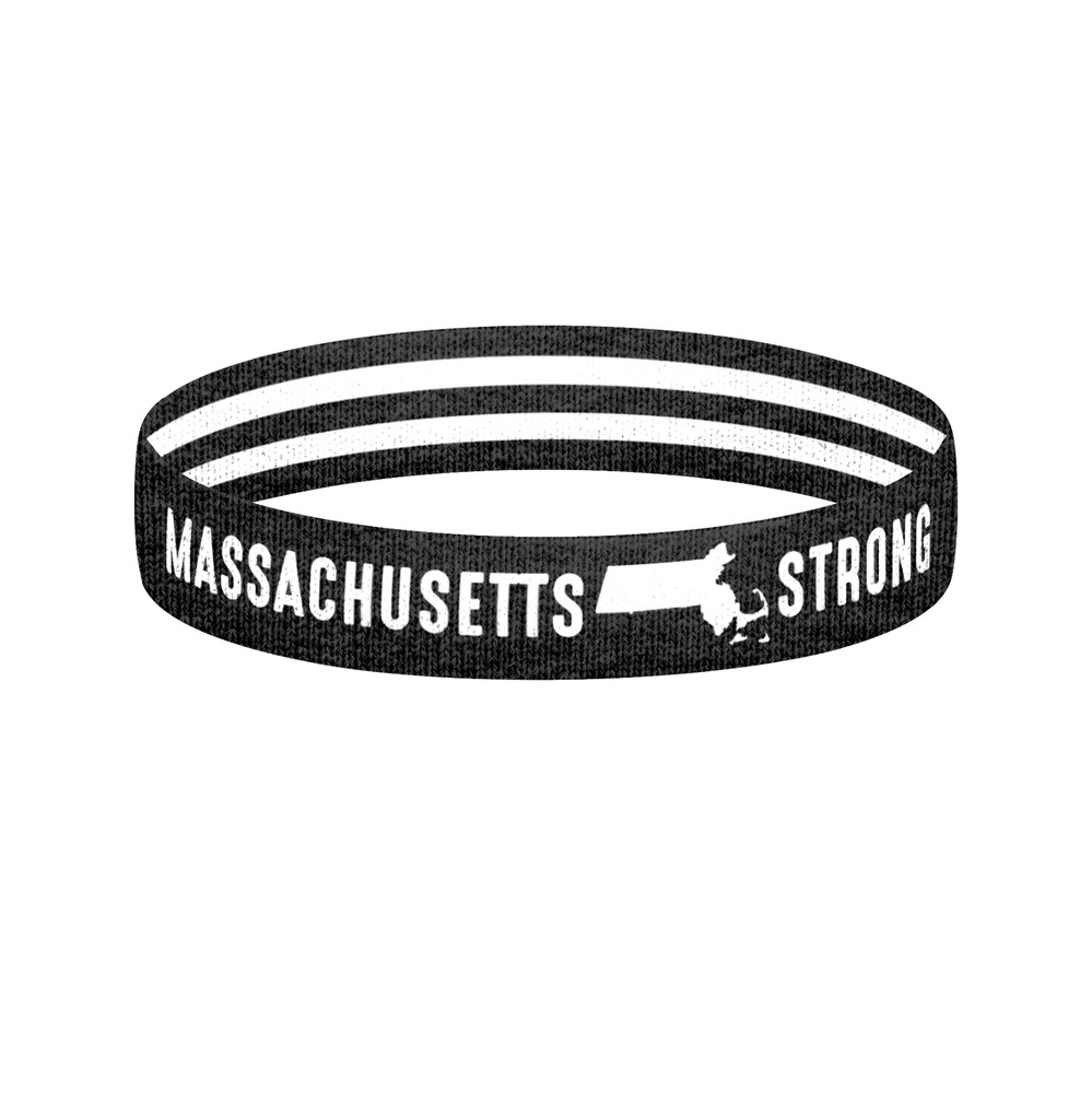 Reversible Massachusetts Strong Wristband Bracelet Massachusetts Bracelet