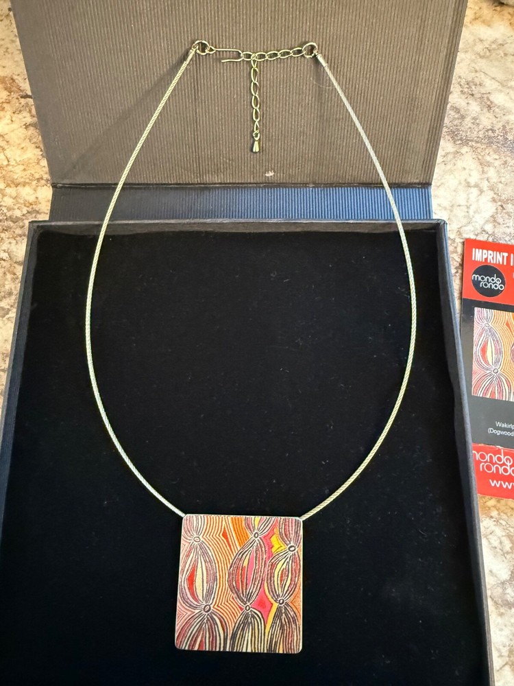 New Mondo Rondo Indigenous Jewelry collection necklace handmade Dogwood tree