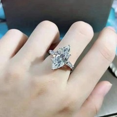 RARE Certified 7.95 Ct White Diamond Solitaire Ring-Great Sparkle, FREE Studs