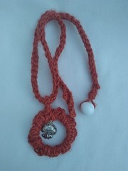 Surfer Hemp Mushroom NECKLACE 20″ Unisex Macrame Boho Hippie US Seller New