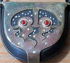 Peter Hudson Maleny Australia Artisan Mixed Metal Jewelry Necklace 1970’s