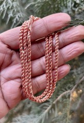 16 inch Pure Copper Thick Rope Chain Necklace, Healing Copper Jewelry, Spiritual