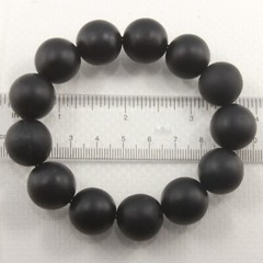 18mm Bian Stone Handcrafted Beads Bracelet