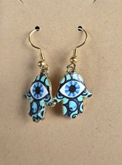 Lot #4 Artisan Handmade In USA 10 Pairs Of Randomly Selected Earrings New