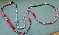 Handmade Fabric Necklace Fiber Art Beads Direct From Artist One Of A Kind