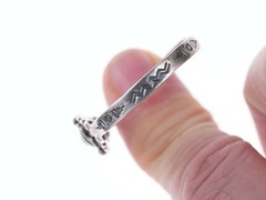 4.75″ c1940’s Bell Trading Post Fred Harvey Era child’s bracelet