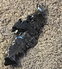 campo del cielo meteorite Huge 3-D Abstract Pendant