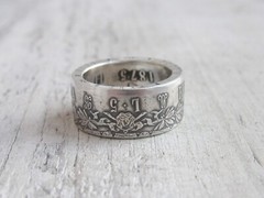 Italian Silver Coin Ring – Handmade Rings from Coins – Jewelry – Italian jewelry