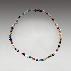 Handmade Bright Multicolor Beaded Necklace