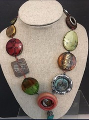 Handmade Multi-Color Necklace 21”