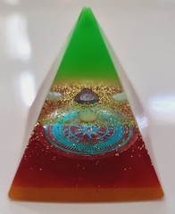 Chakra/Feng Shui/Prosperity Pyramids – Blessed with Holy Water Fron Jordan River