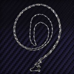 20”, Italian vermeil yellow gold over sterling silver 925 s link chain necklace