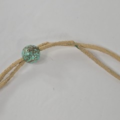 Handmade Tribal Boho Necklace Turquoise Beads Bone Horn Discs Rustic Natural….