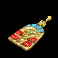 UNIQUE Copper Pendant Necklace Ancient Egyptian Queen HATHOR «Goddess of Love»