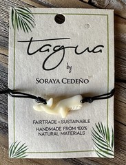 Fair Trade Tagua Nut Organic Bracelet Jewelry (Sustainable & Eco-Friendly) NEW