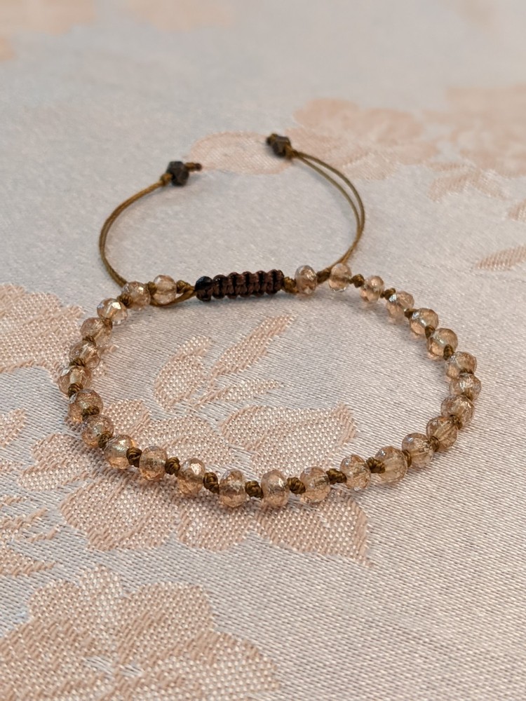 Ladies/Girls Czech Glass Beaded Autumn Bracelet, 6.5-7.0 Adjustable