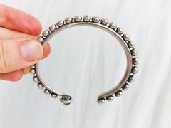 Karen Silver Bangle. Karen Hill Tribe. Sterling Silver. Thailand. 2019