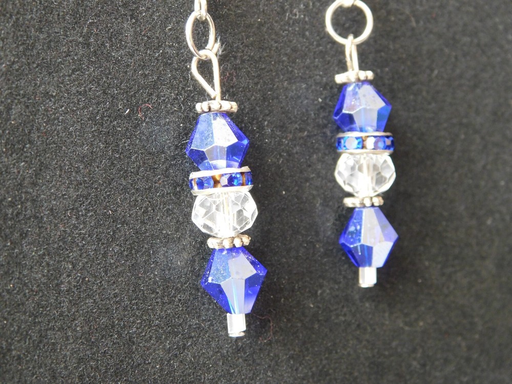Royal Blue Handmade Jewelry Earrings Set by North Star Jewelry and More