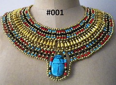 Egyptian Queen Cleopatra style Pharaoh’s Necklace/Collar/Haloween.