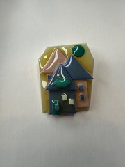 Vintage Lucinda Pin House Pins by Lucinda Pin Brooch #3