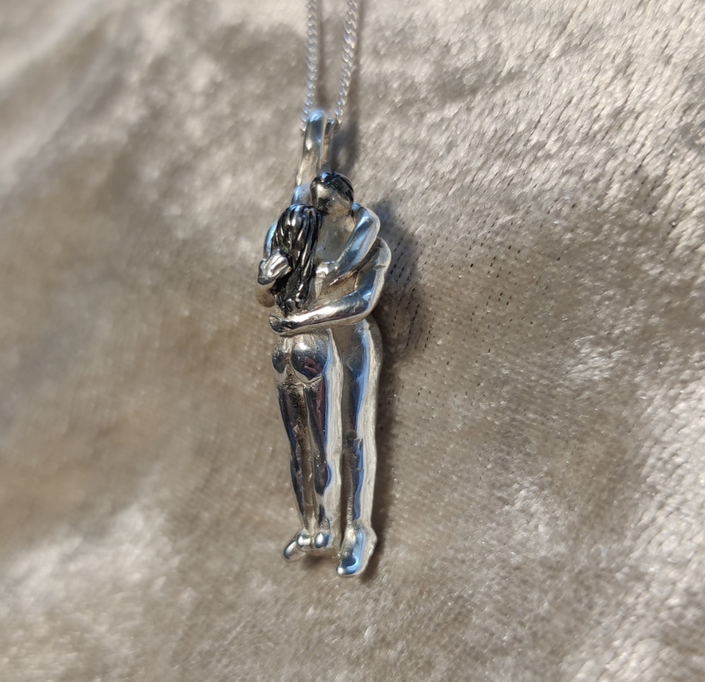 Lovers Necklace 925 Silver Handmade Jewellery Birthday Gift