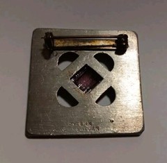 Brooch Sweden VTG Viking Pewter Pin Silver Roland Landerholm Scandinavian TENN