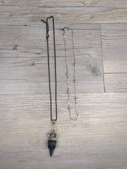 Raven Skull Pendant Necklace