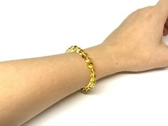 AMBER BRACELET Gift INSECT in EVERY BEAD Round Baltic Amber Insects 5,3g 17452