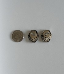 Steampunk Swiss Watch Movement Stud Earrings UNIQUE 18mm length 6.56g