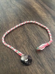 Custom Rope Friendship Bracelet 6in 8cm Handmade Button Clasp (7in)