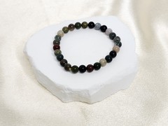 Natural Agate Gemstone Round Beads Chakra Healing Bracelet