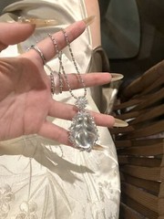 Handmade Leaf Shaped Natural Jade Pendant – Gift Ready, Unique Artisan Jewelry