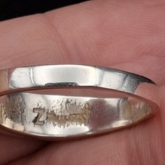 Zuni Style Inlay Band Ring Sterling Silver Size 8.5 Multi Stone Southwestern
