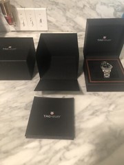 Tag Heuer mens watch, Diamonds on each number, never worn, all Original Box