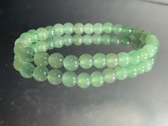 Special Price！Unique Pick ！6.4mm Green Aventurine Bracelet