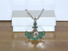 Maligano Jasper Necklace Set In Green Gilded Brass Accented W/Mexican Fire Opal